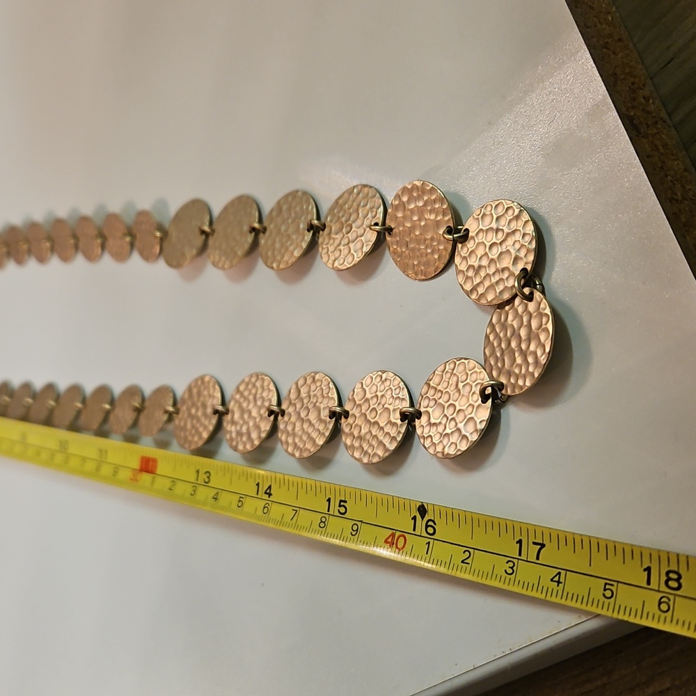 Dramatic Gold Necklace - image 3